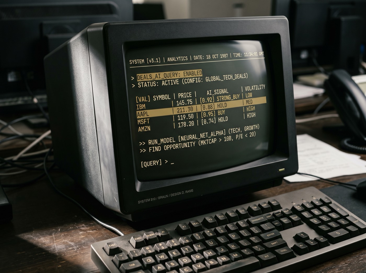 Monospace terminal interface – Ask query in ivory on graphite